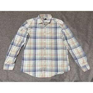 Gap Classic Fit Men's M Plaid Long Sleeve Shirt